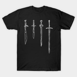 Medieval fantasy swords T-Shirt